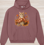 Fall Cozy Kitten Organic Oversized Hoodie