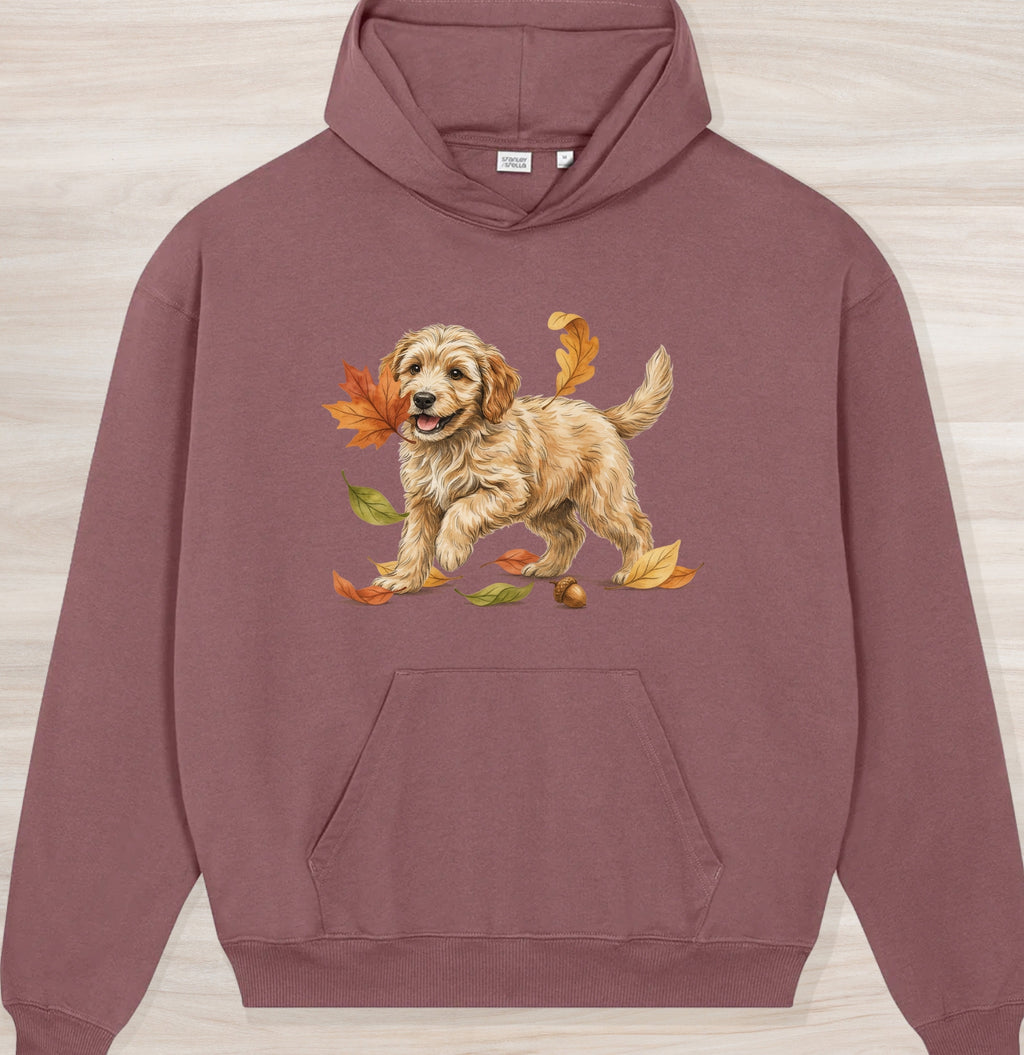 Fall Doodle III Organic Oversized Hoodie