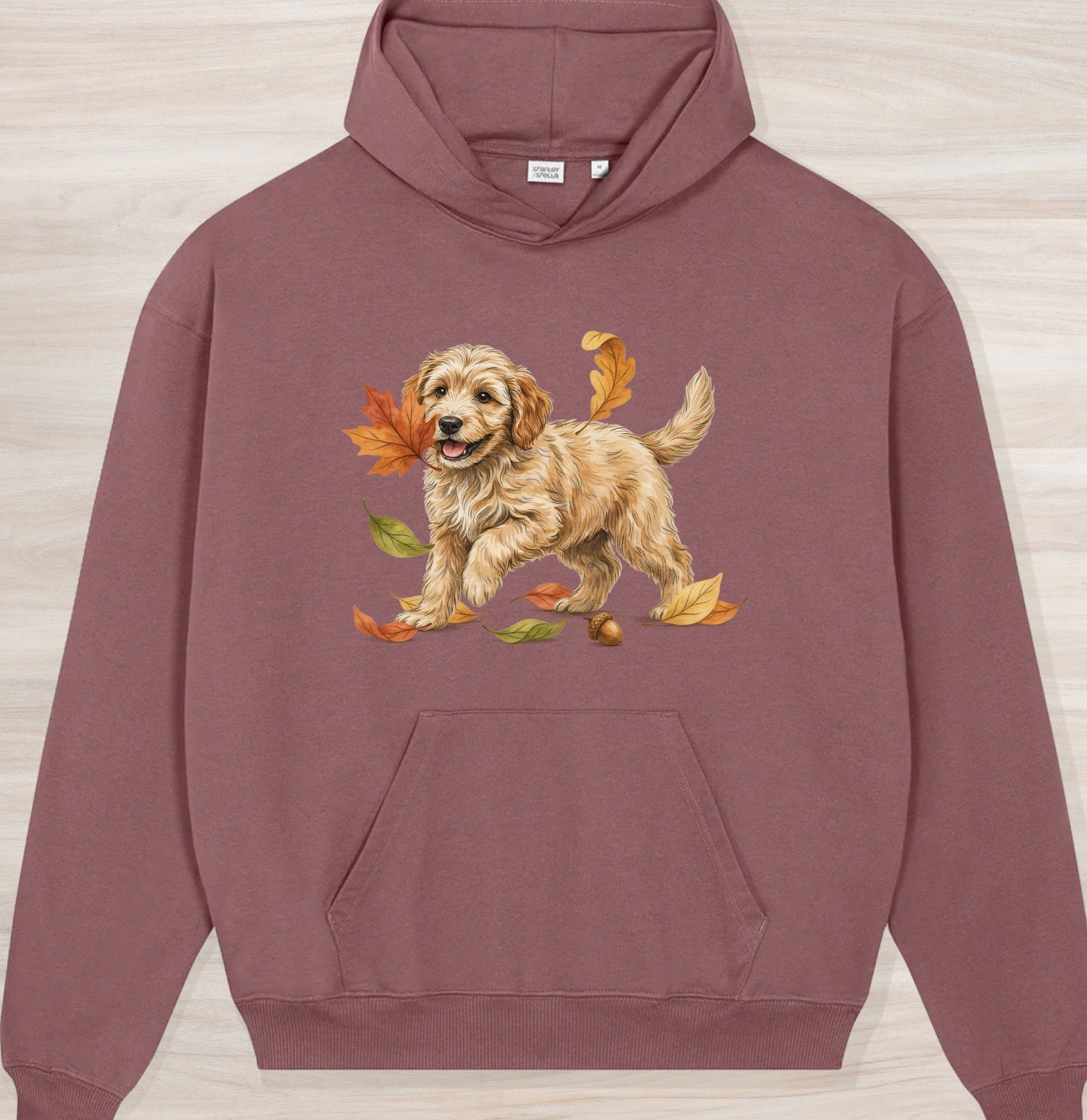 Fall Doodle III Organic Oversized Hoodie
