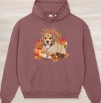 Fall Beagle Organic Oversized Hoodie