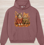 Fall Cozy Kittens Organic Oversized Hoodie