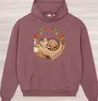 Fall Sleepy Kitten Organic Oversized Hoodie