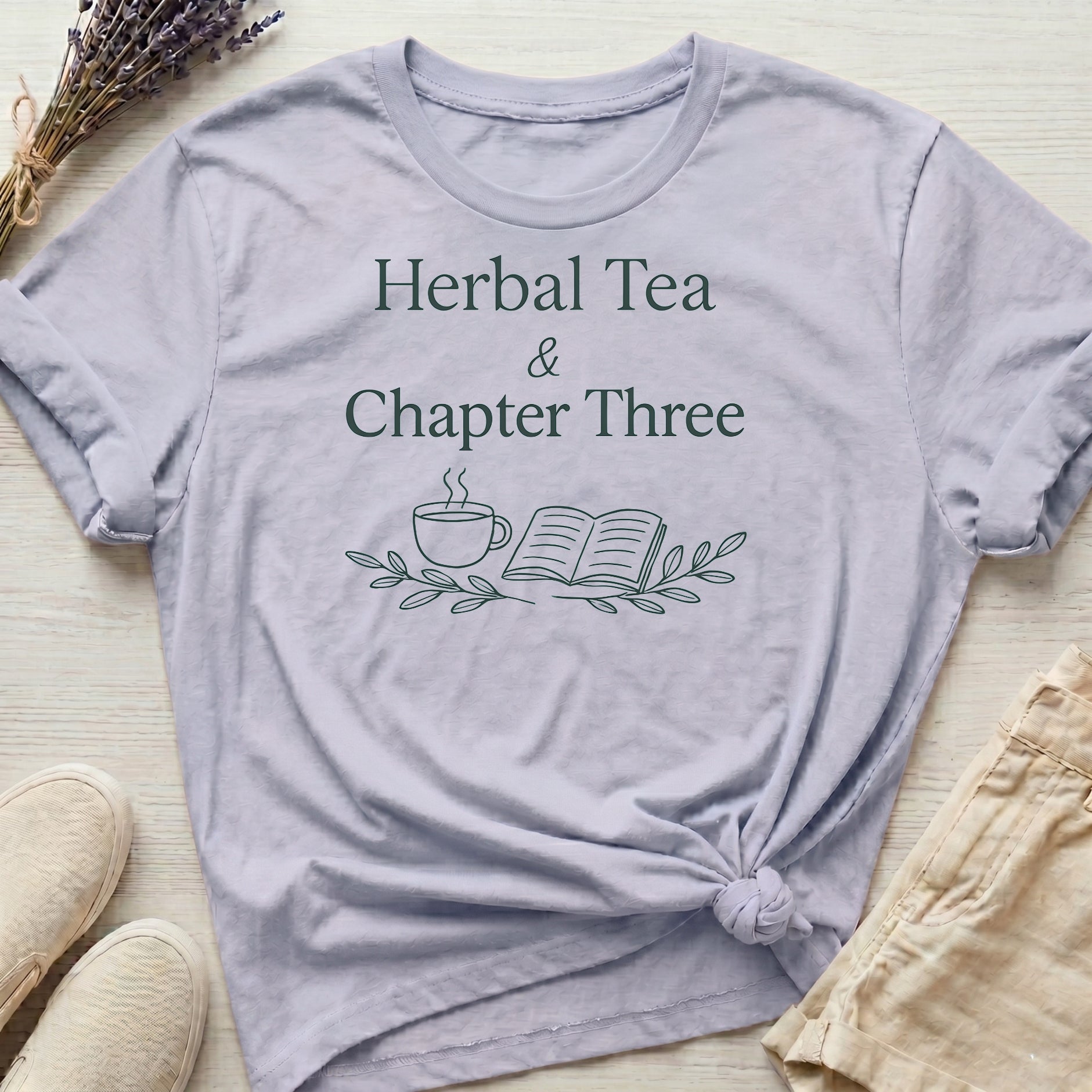 Herbal Tea & Chapter 3 Organic T-Shirt