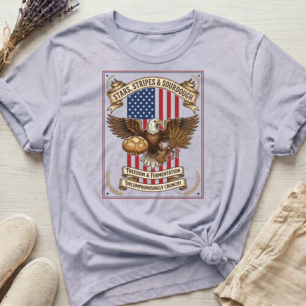 Stars Stripes And Sourdough Organic T-Shirt