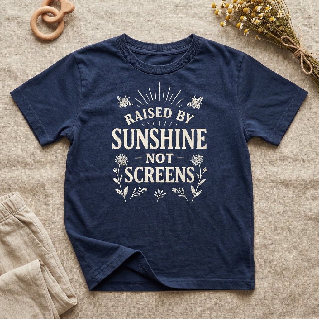 Kids: "Raised By Sunshine" Organic T-Shirt