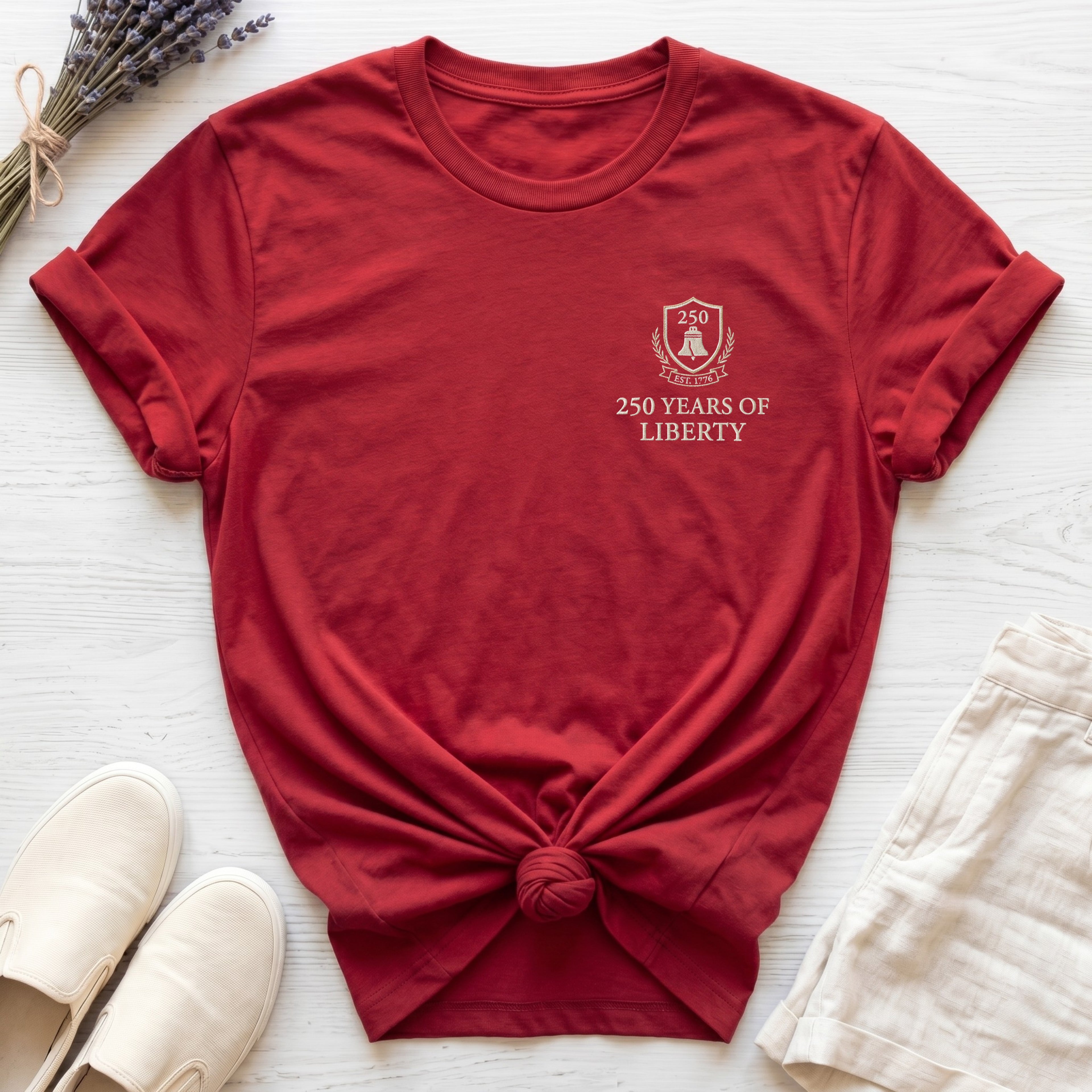 250 Years Of Liberty Organic T-Shirt