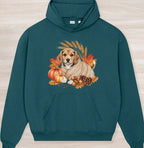 Fall Beagle Organic Oversized Hoodie