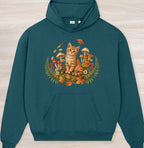 Fall Nature Kitten IV Organic Oversized Hoodie