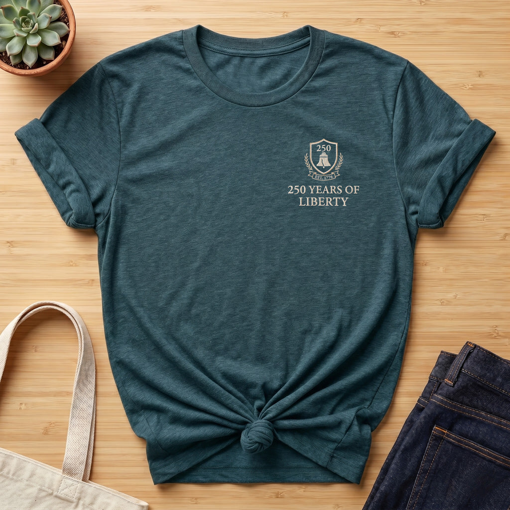 250 Years Of Liberty Organic T-Shirt