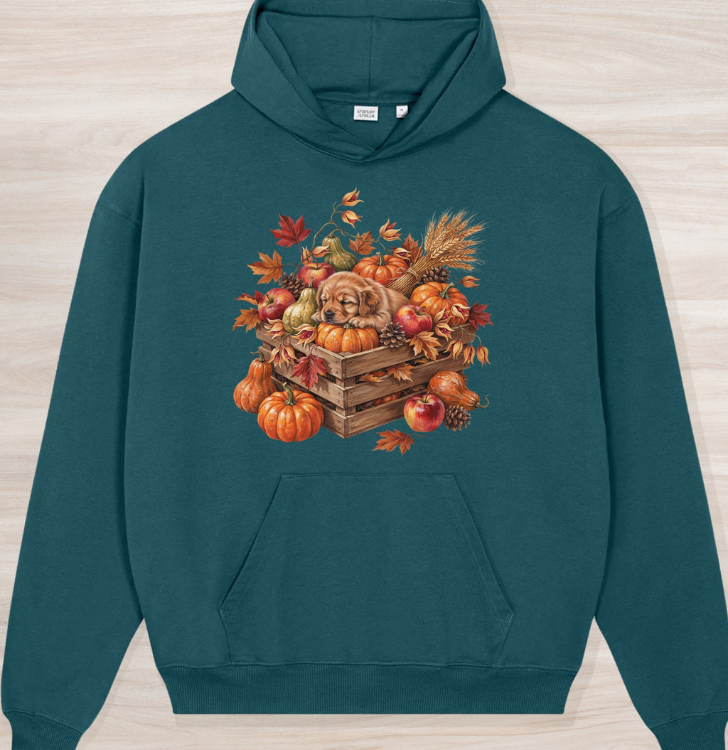 Fall Dog V Organic Oversized Hoodie