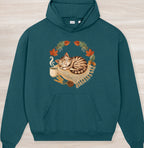 Fall Sleepy Kitten Organic Oversized Hoodie