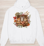 Fall Sleepy Kittens III Organic Oversized Hoodie
