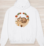Fall Sleepy Kitten Organic Oversized Hoodie