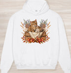 Fall Sleepy Kittens Organic Oversized Hoodie