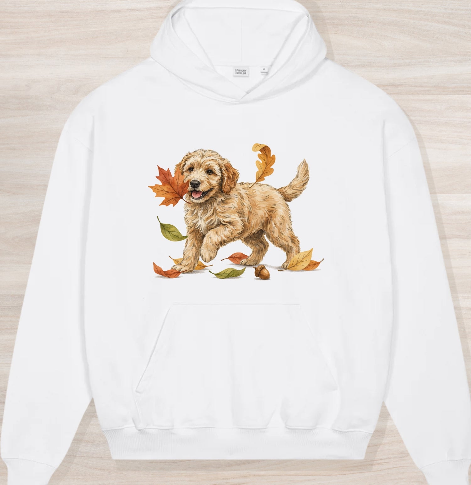 Fall Doodle III Organic Oversized Hoodie