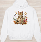 Fall Teacup Kitten Organic Oversized Hoodie