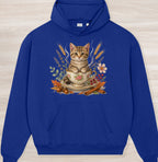 Fall Teacup Kitten Organic Oversized Hoodie