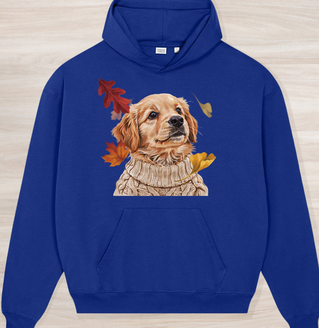 Fall Golden Retriever II Organic Oversized Hoodie
