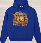 Fall Sleepy Kittens II Organic Oversized Hoodie