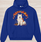 Fall Samoyed Organic Oversized Hoodie