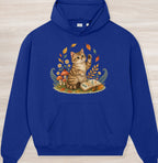 Fall Nature Kitten Organic Oversized Hoodie